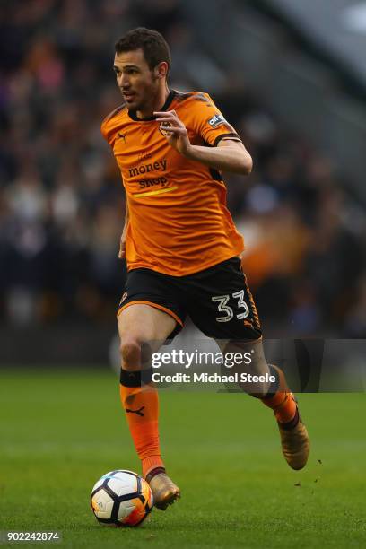 Leo Bonatini of Wolves during the Emirates FA Cup Third Round match between Wolverhampton Wanderers and Swansea City at Molineux on January 6, 2018...