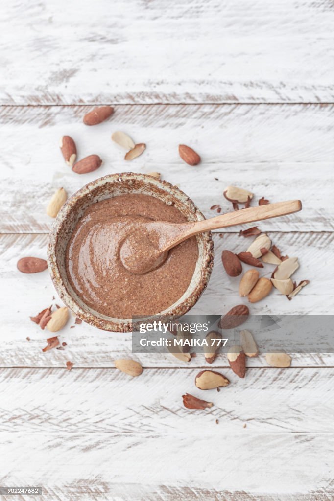 Homemade almond butter