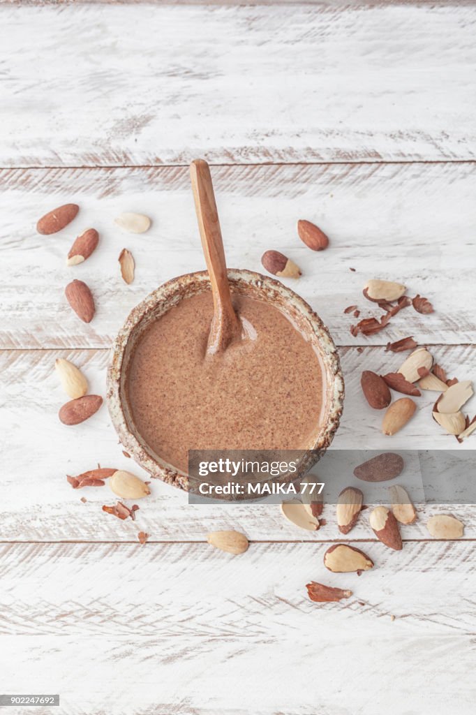 Homemade almond butter