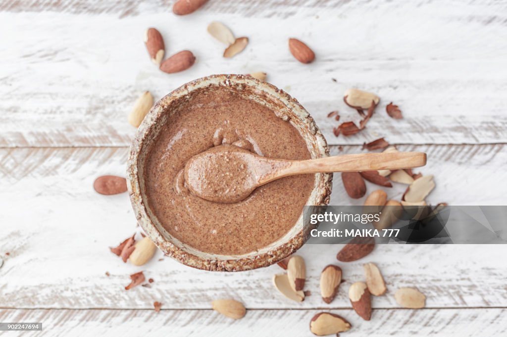 Homemade almond butter