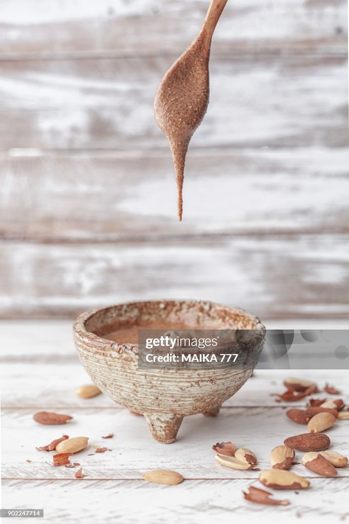 Homemade almond butter