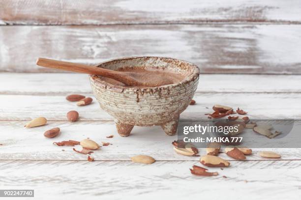 Homemade Almond Butter, Foto stock
