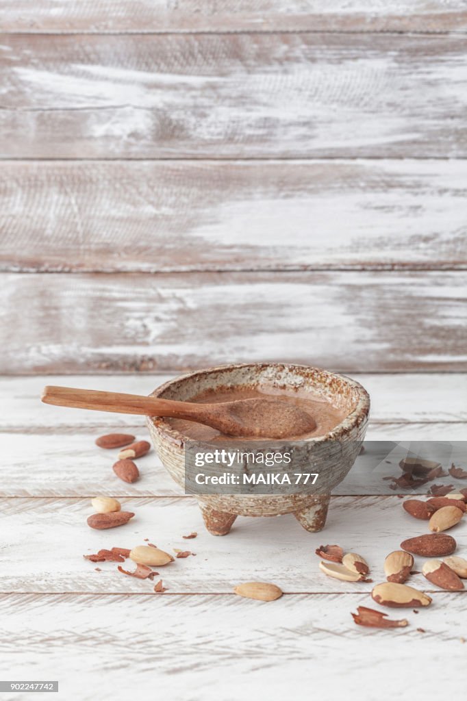 Homemade almond butter