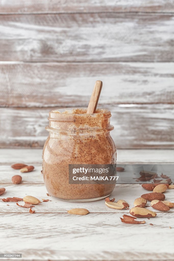 Homemade almond butter