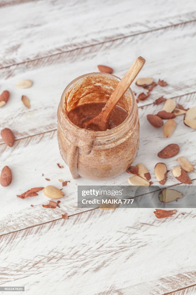 Homemade almond butter