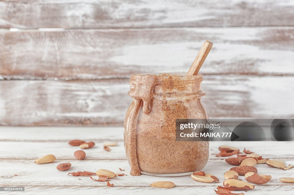 Homemade almond butter
