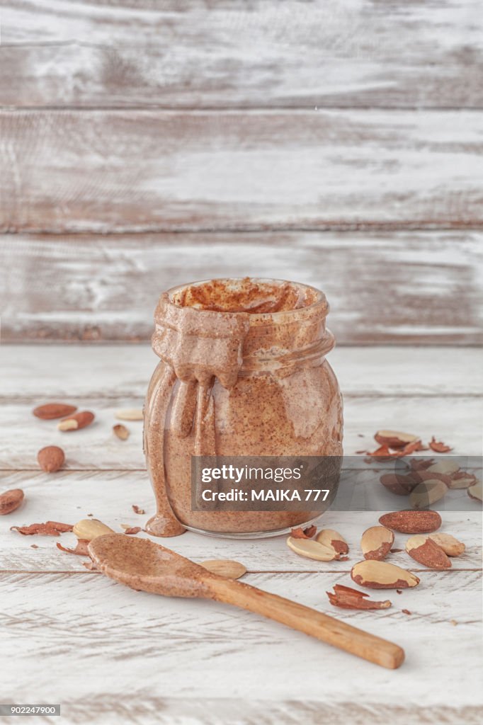 Homemade almond butter