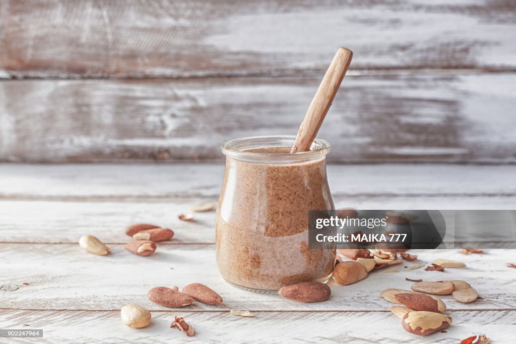 Homemade almond butter