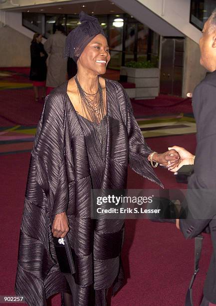 Honoree and actress Cicely Tyson arrives to attend the 10th Annual Trumpet Awards sponsored by Turner Broadcasting January 7 in Atlanta, GA. The...
