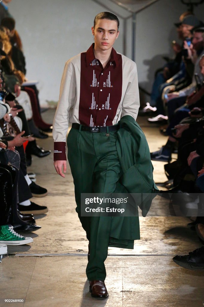 Xander Zhou - Runway - LFWM January 2018