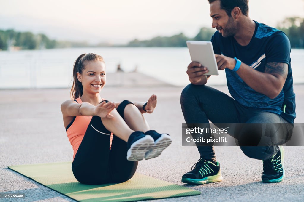 Fitness und Technologie