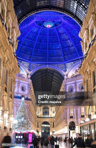 galleria vittorio emanuele ii in mailand - majaiva stock-fotos und bilder