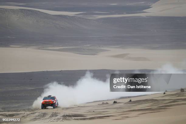 Martin Prokop of the Czech Republic and Ford MP-Sports CZ drives with co-driver Jan Tomanek of Czech Republic in the F150 Evo Ford car in the Classe...