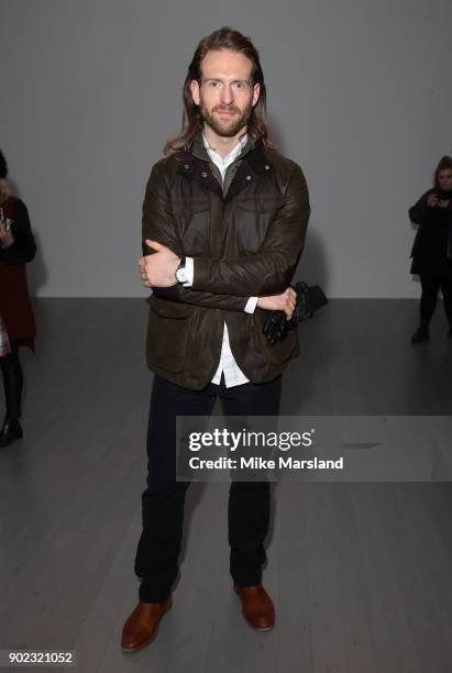 Craig McGinley attends the Christopher Raeburn Show during London Fashion Week Men's January 2018 at on January 7, 2018 in London, England.