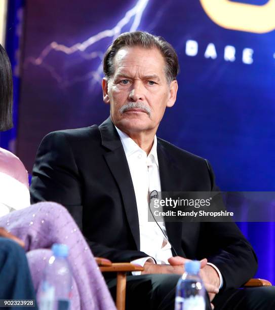 Actor James Remar of the television show "Black Lightning" speaks on stage during the CW portion of the 2018 Winter Television Critics Association...