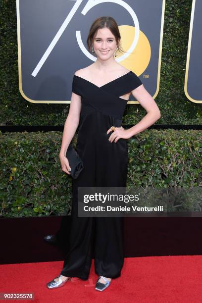 Actor Alice Englert attends The 75th Annual Golden Globe Awards at The Beverly Hilton Hotel on January 7, 2018 in Beverly Hills, California.