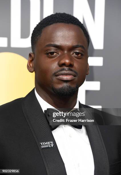 Actor Daniel Kaluuya attends The 75th Annual Golden Globe Awards at The Beverly Hilton Hotel on January 7, 2018 in Beverly Hills, California.