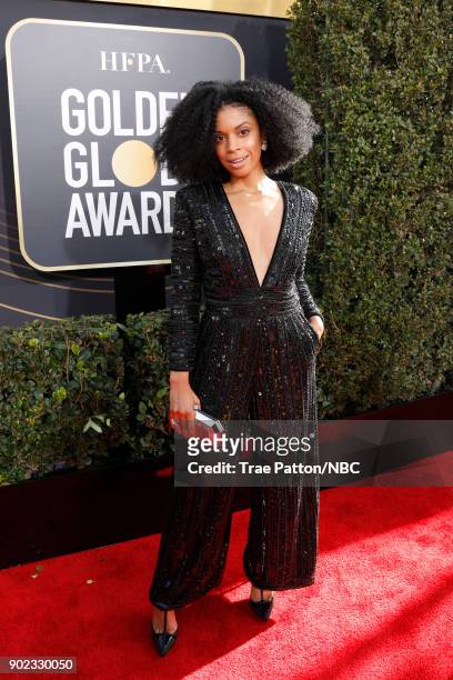 75th ANNUAL GOLDEN GLOBE AWARDS -- Pictured: Actor Susan Kelechi Watson arrives to the 75th Annual Golden Globe Awards held at the Beverly Hilton...
