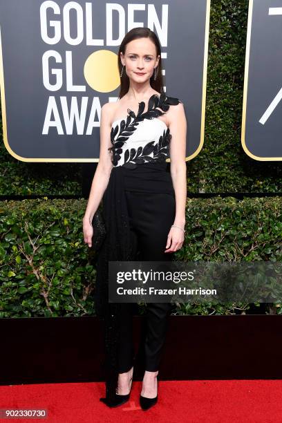 Actor Alexis Bledel attends The 75th Annual Golden Globe Awards at The Beverly Hilton Hotel on January 7, 2018 in Beverly Hills, California.