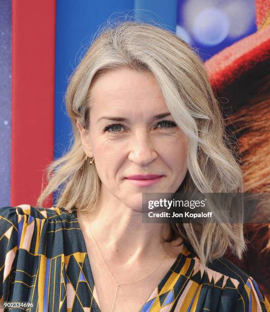 Actress Ever Carradine attends the Los Angeles Premiere "Paddington 2" at Regency Village Theatre on January 6, 2018 in Westwood, California.