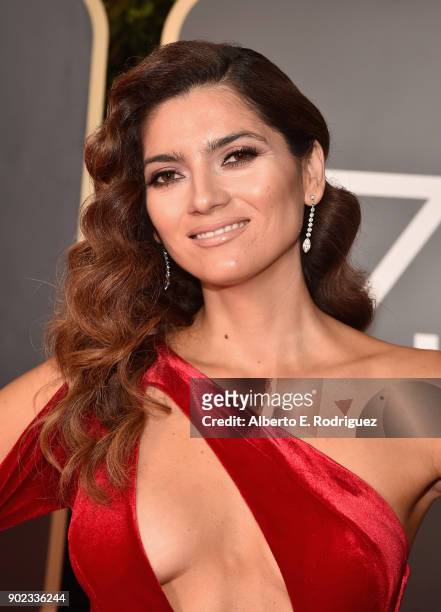 Actor Blanca Blanco attends The 75th Annual Golden Globe Awards at The Beverly Hilton Hotel on January 7, 2018 in Beverly Hills, California.