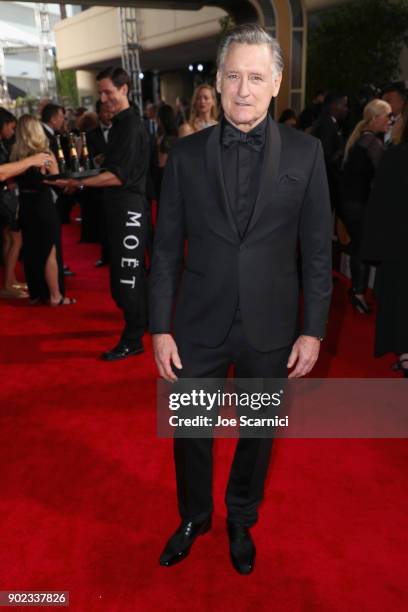 Actor Bill Pullman celebrates The 75th Annual Golden Globe Awards with Moet & Chandon at The Beverly Hilton Hotel on January 7, 2018 in Beverly...