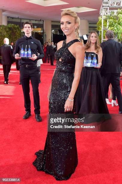 Personality Giuliana Rancic attends The 75th Annual Golden Globe Awards at The Beverly Hilton Hotel on January 7, 2018 in Beverly Hills, California.