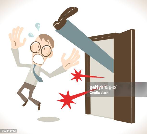 businessman getting the boot, guy being kicked out of the door! man being forced out of executive job, get fired, kick away! get out! - boot kicking stock illustrations