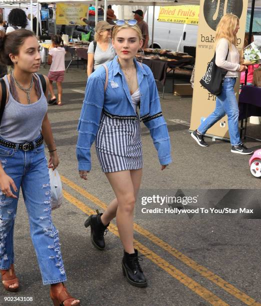 Meg Donnelly is seen on January 7, 2018 in Los Angeles, CA.