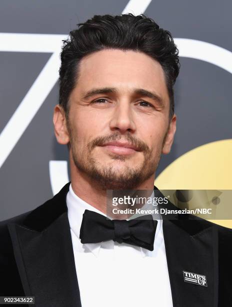 75th ANNUAL GOLDEN GLOBE AWARDS -- Pictured: Actor James Franco arrives to the 75th Annual Golden Globe Awards held at the Beverly Hilton Hotel on...