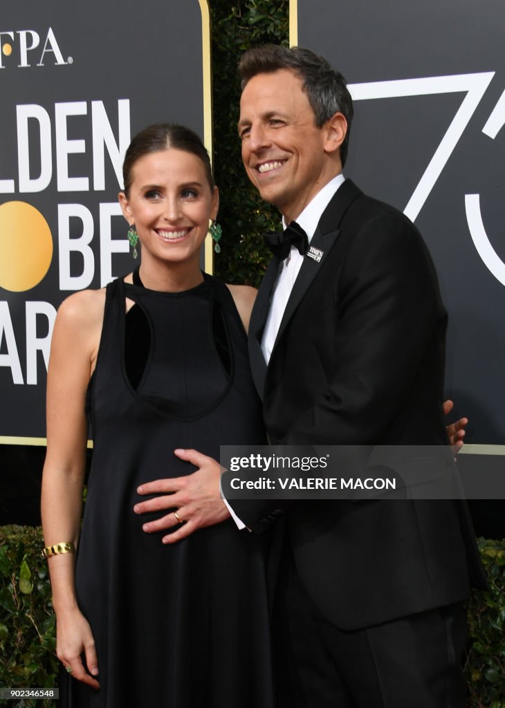 US-ENTERTAINMENT-GOLDEN-GLOBES-ARRIVALS