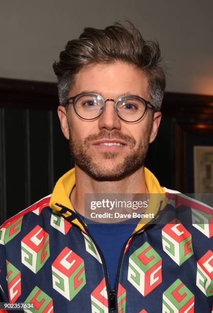 Darren Kennedy attends the LFWM Official Party & Pub Lock-In during London Fashion Week Men's January 2018 at The George on January 7, 2018 in...