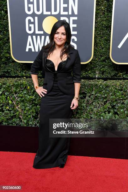 Actor Pamela Adlon attends The 75th Annual Golden Globe Awards at The Beverly Hilton Hotel on January 7, 2018 in Beverly Hills, California.