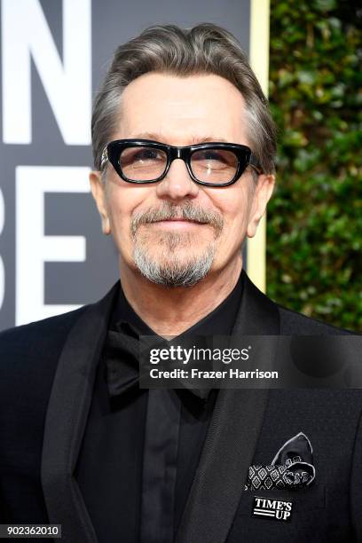 Actor Gary Oldman attends The 75th Annual Golden Globe Awards at The Beverly Hilton Hotel on January 7, 2018 in Beverly Hills, California.