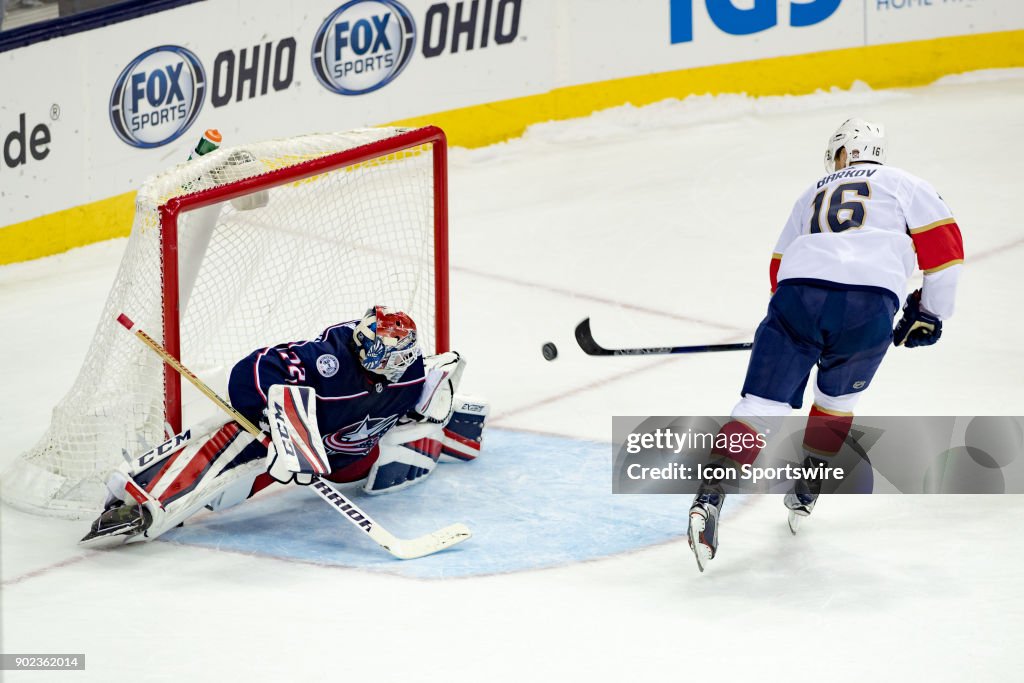 NHL: JAN 07 Panthers at Blue Jackets