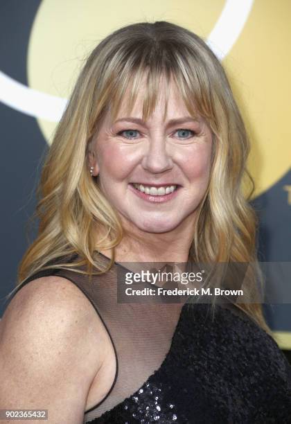 Tonya Harding attends The 75th Annual Golden Globe Awards at The Beverly Hilton Hotel on January 7, 2018 in Beverly Hills, California.