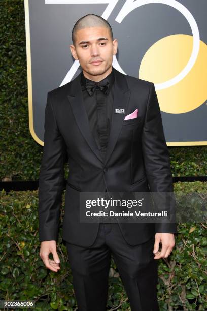 Actor Miguel Gomez attends The 75th Annual Golden Globe Awards at The Beverly Hilton Hotel on January 7, 2018 in Beverly Hills, California.