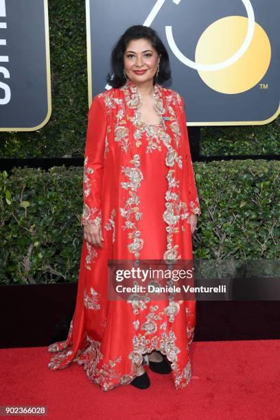 President Meher Tatna attends The 75th Annual Golden Globe Awards at The Beverly Hilton Hotel on January 7, 2018 in Beverly Hills, California.