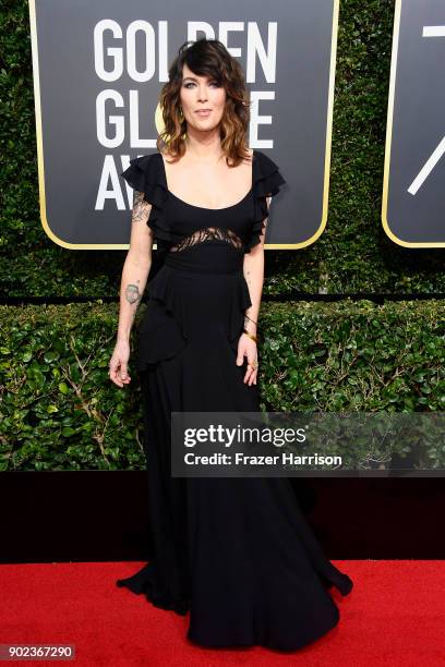 Lena Headey attends The 75th Annual Golden Globe Awards at The Beverly Hilton Hotel on January 7, 2018 in Beverly Hills, California.