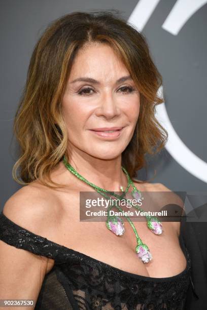 Giannina Facio attends The 75th Annual Golden Globe Awards at The Beverly Hilton Hotel on January 7, 2018 in Beverly Hills, California.
