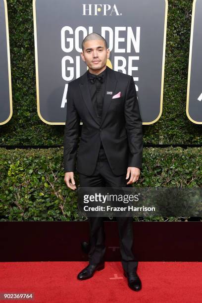 Actor Miguel Gomez attends The 75th Annual Golden Globe Awards at The Beverly Hilton Hotel on January 7, 2018 in Beverly Hills, California.