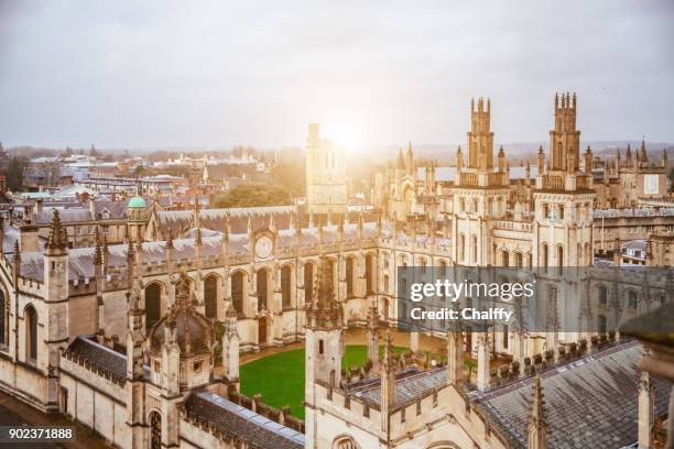 oxford, uk - all souls college stock pictures, royalty-free photos & images