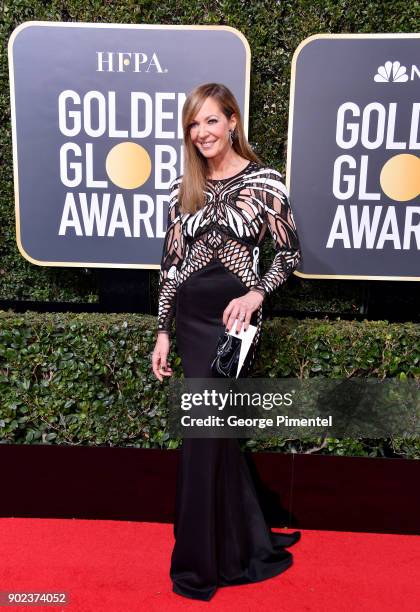 Actor Allison Janney attends The 75th Annual Golden Globe Awards at The Beverly Hilton Hotel on January 7, 2018 in Beverly Hills, California.
