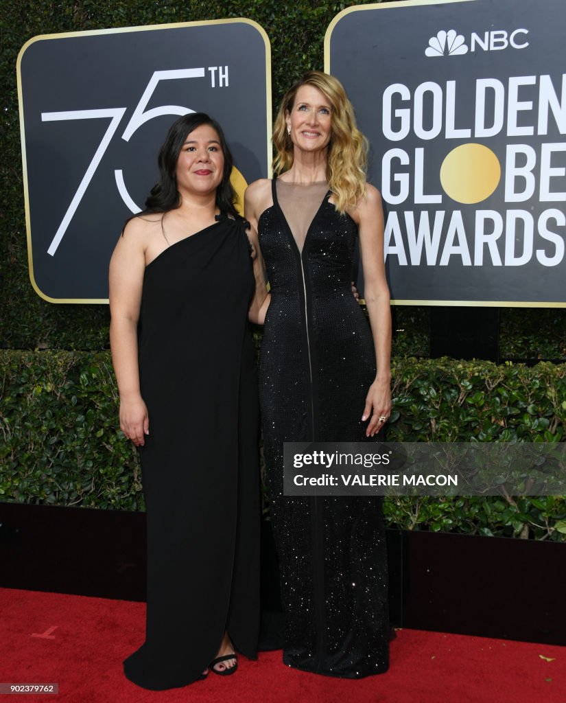 US-ENTERTAINMENT-GOLDEN-GLOBES-ARRIVALS