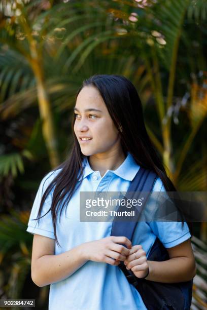 school girl - first day of school australia stock pictures, royalty-free photos & images