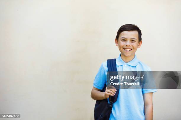 school boy - first day of school australia stock pictures, royalty-free photos & images