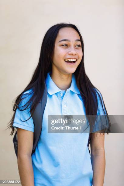 school girl - first day of school australia stock pictures, royalty-free photos & images