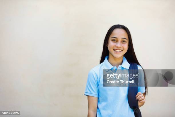 school girl - school uniform stock pictures, royalty-free photos & images