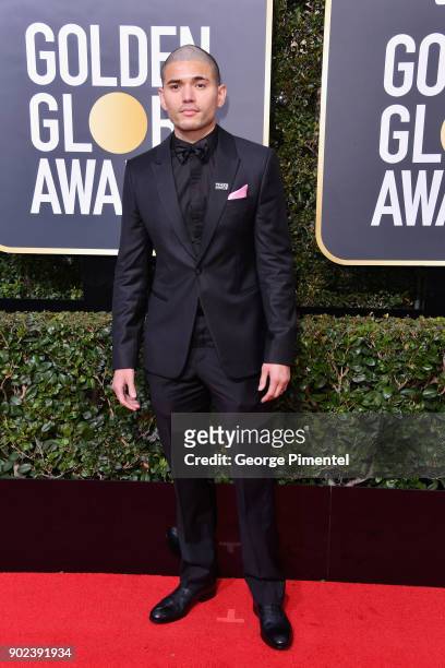 Actor Miguel Gomez attends The 75th Annual Golden Globe Awards at The Beverly Hilton Hotel on January 7, 2018 in Beverly Hills, California.