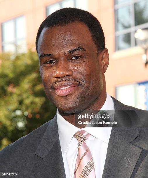 Basketball player David Robinson attends the 9th Annual USTA Serves OPENing Gala at the USTA Billie Jean King National Tennis Center on August 31,...